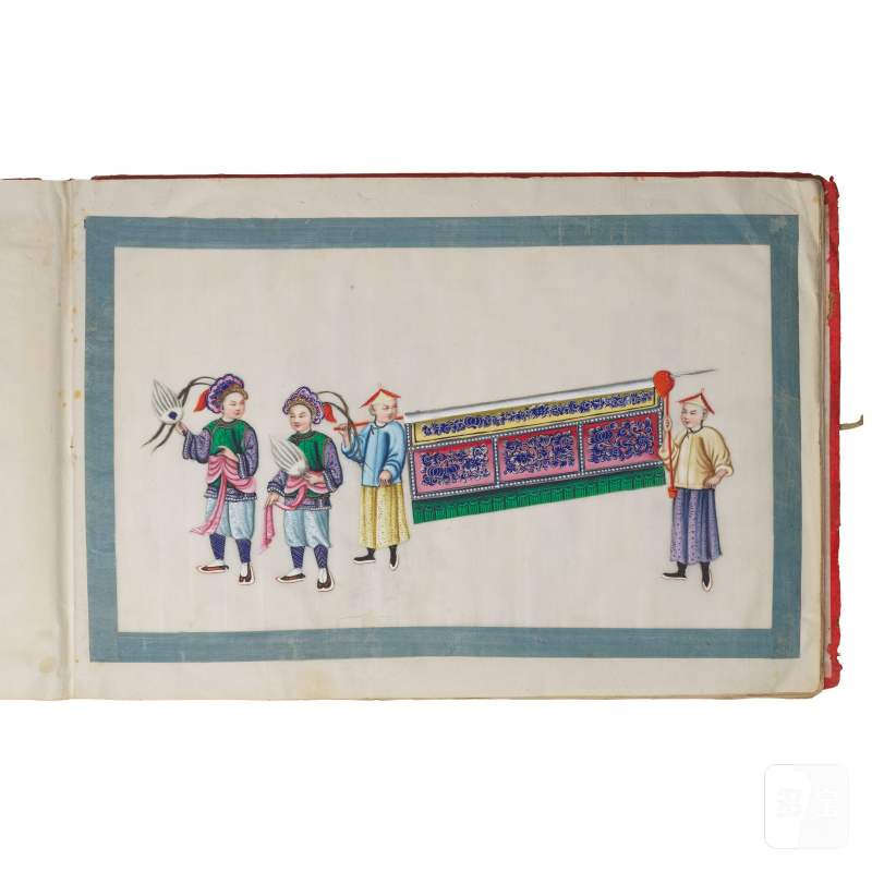 中國畫家 十九世紀 遊行圖冊頁十二開 設色紙本 | CHINESE ARTIST (19TH CENTURY) - 图19
